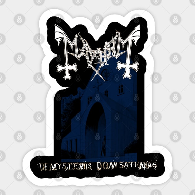 Mayhem - De Mysteriis Dom Sathanas x Toaru Majutsu no Index Sticker by sssatanclaus